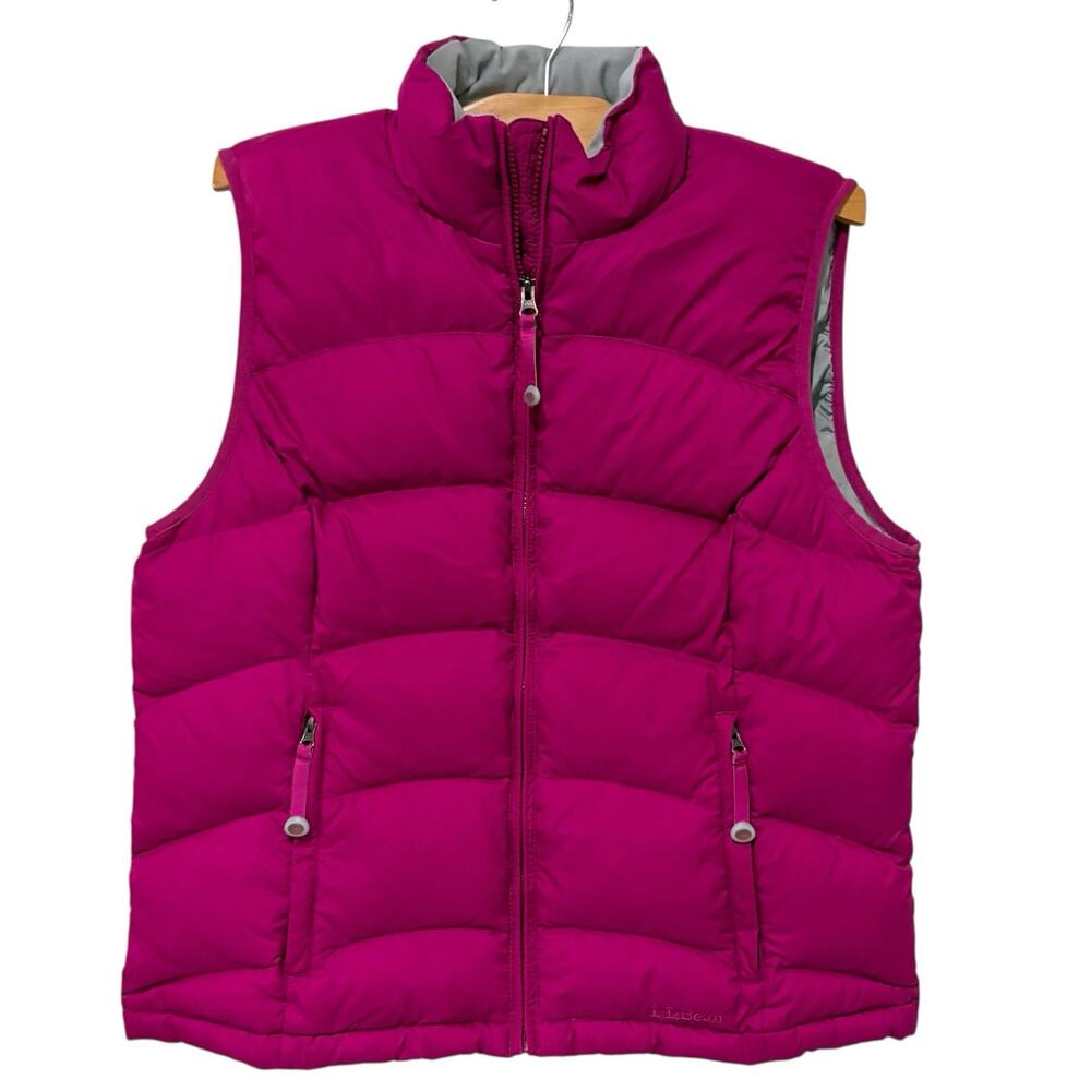 L.L. Bean Women's Magenta Puffer Vest